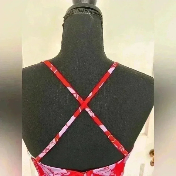 New Revolve  Kamala Mini Dress in Red and Lavender Floral Size XXS - Picture 11 of 16